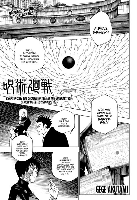 jjk chapter 228 leaks|Jujutsu Kaisen Chapter 228